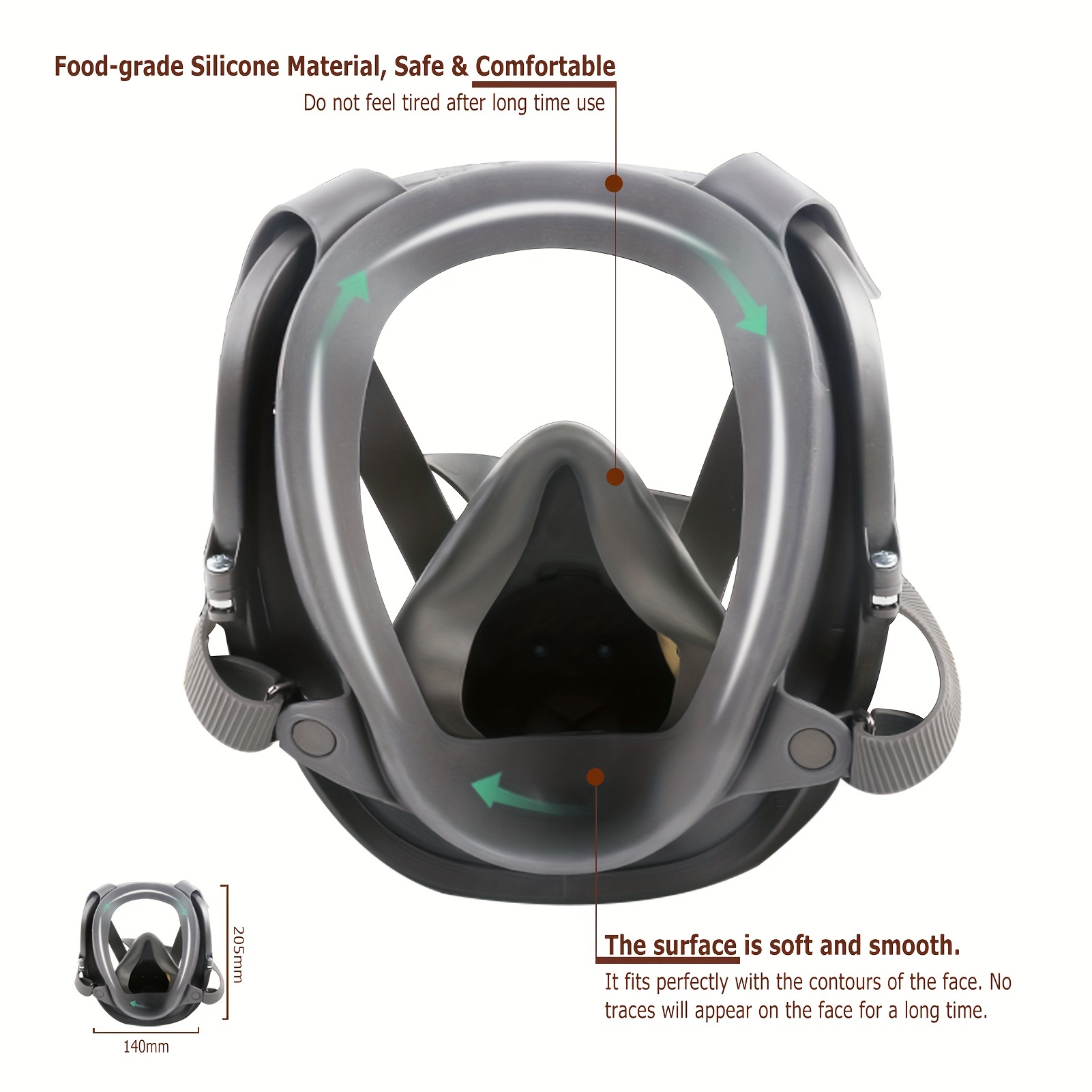 Ship From USA 6800 Full Face G - مراجعة Woodworking Respirator وسعره