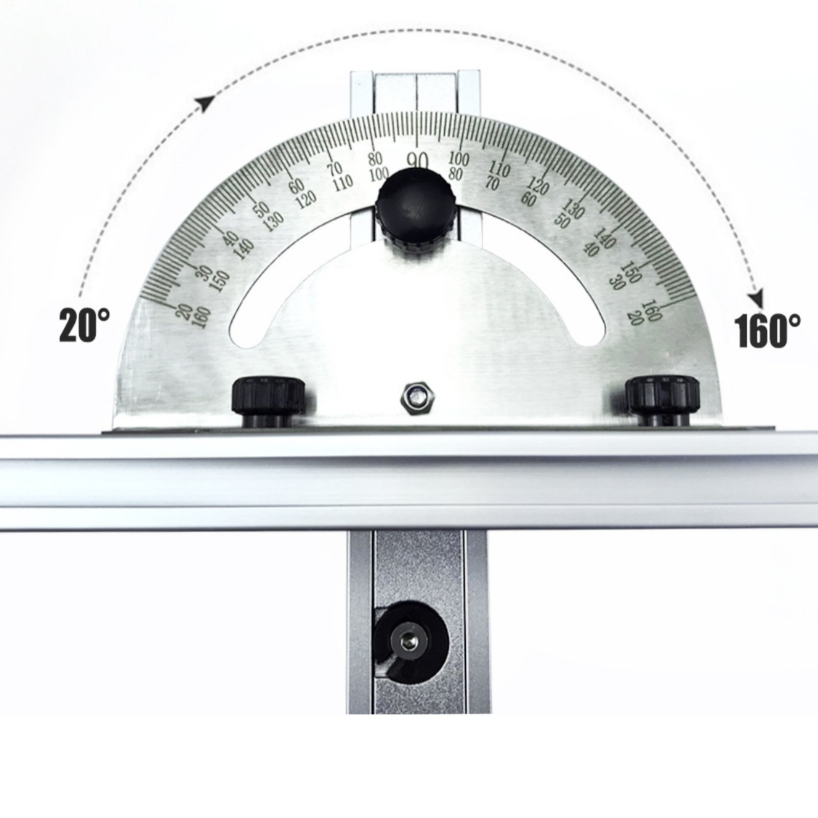 Table Saw Miter Gauge Flip Sto - مراجعة Woodworking Ruler وسعره