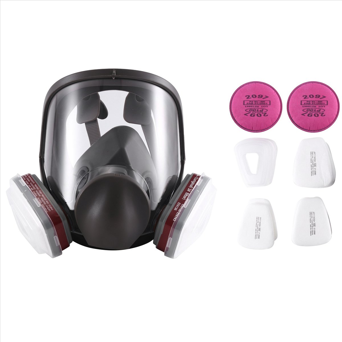 T64C! Full Respirator Mask Set - مراجعة Woodworking Respirator وسعره