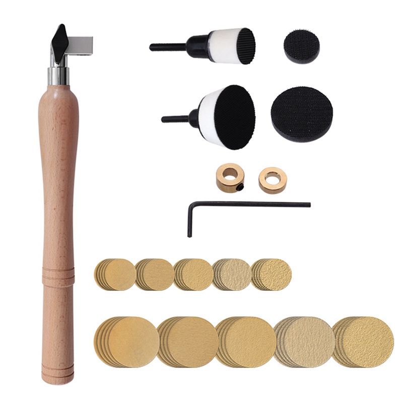 ABEZ Bowl Sander Set 50pcs San - مراجعة Woodworking Lathe وسعره