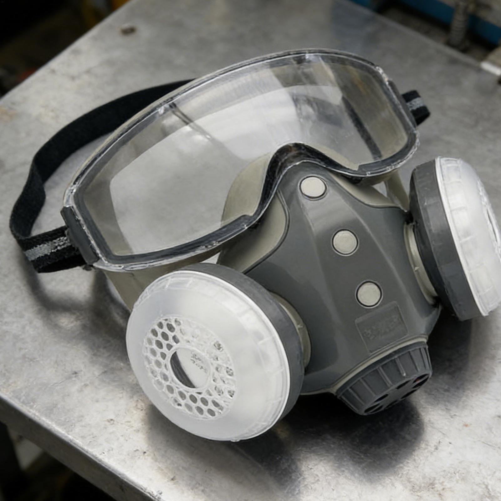 Respirator Masque Full Face Pr - مراجعة Woodworking Respirator وسعره