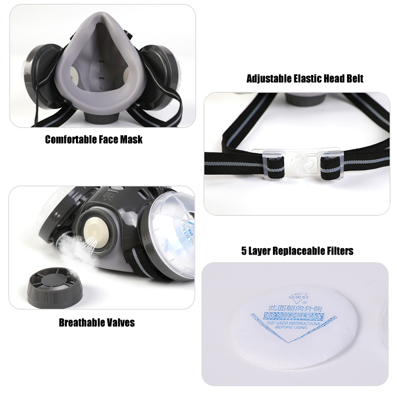 New Dust Mask Dust-proof Respi - مراجعة Woodworking Respirator وسعره