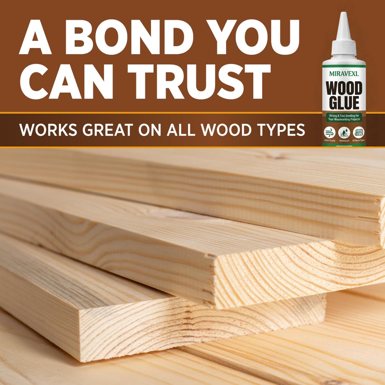 MIRAVEXL 50g Fast Dry Wood Glu - مراجعة Woodworking Diy Projects وسعره