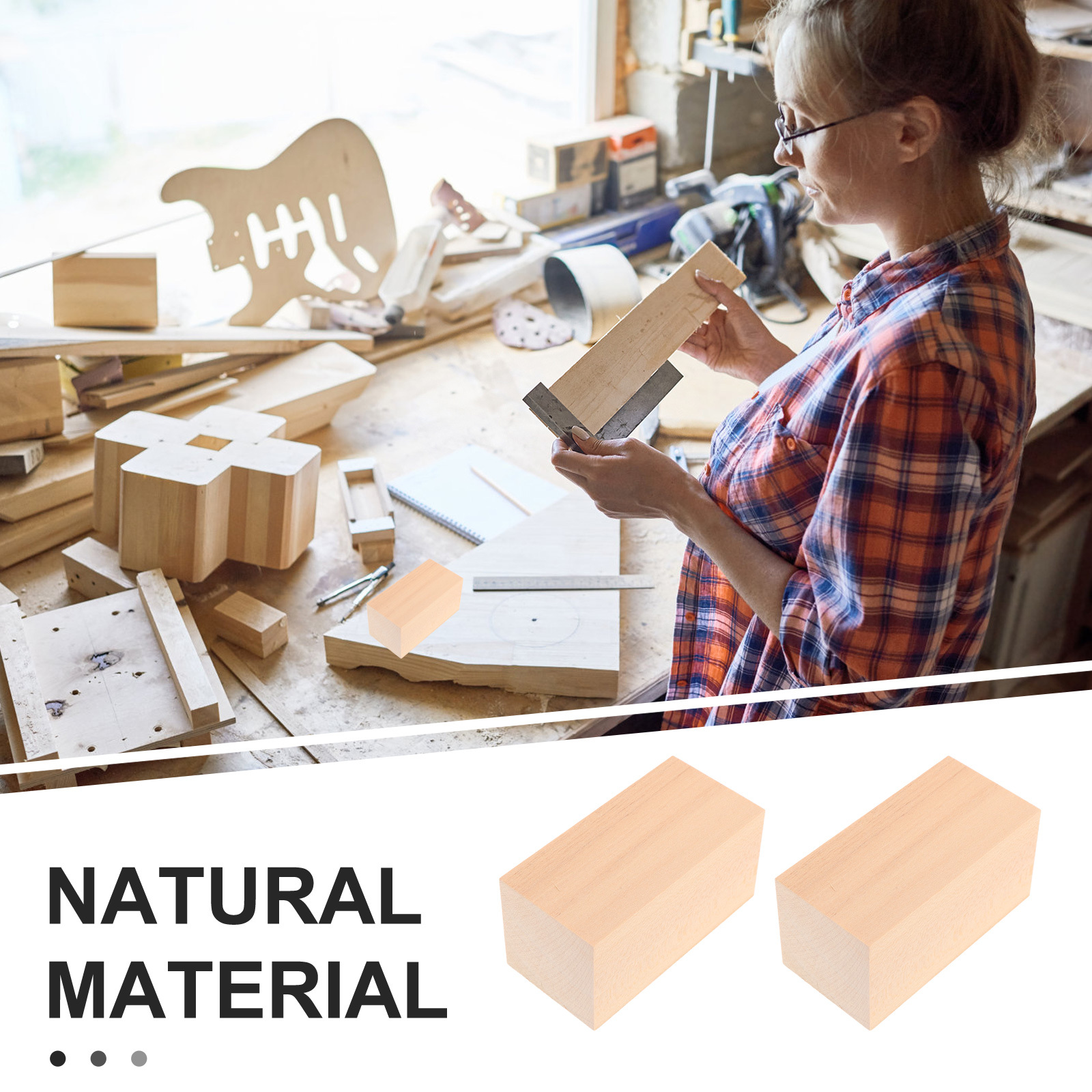6pcs Unfinished Basswood Carvi - مراجعة Woodworking Diy Projects وسعره