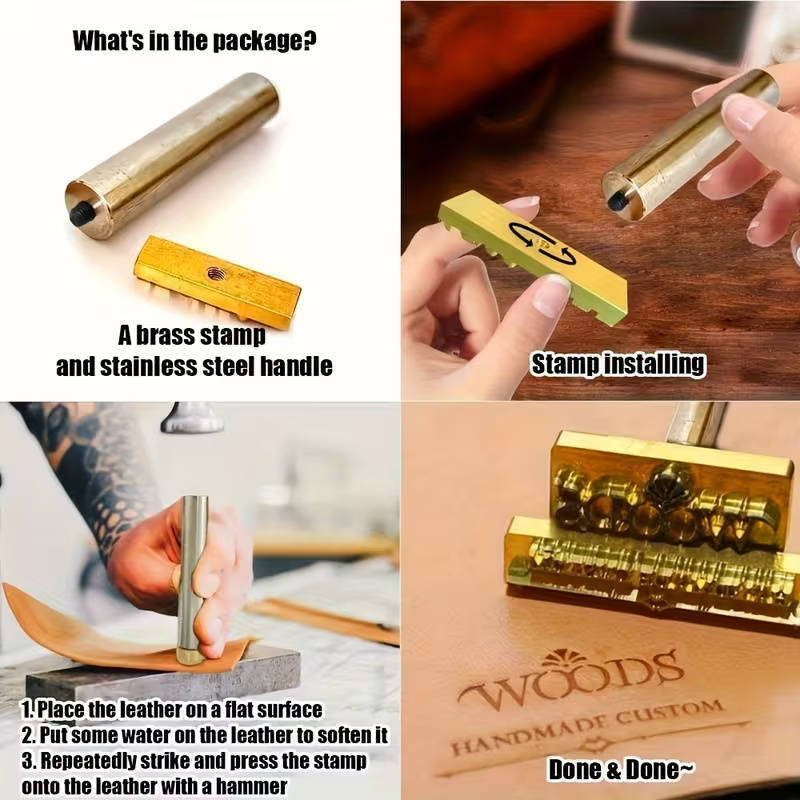 M8 Custom Branding Iron Stamp  - مراجعة Woodworking Logo Design وسعره