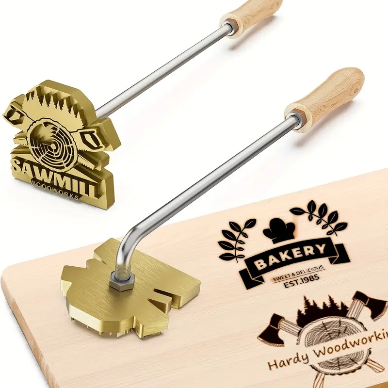 M8 Custom Branding Iron Stamp  - مراجعة Woodworking Logo Design وسعره