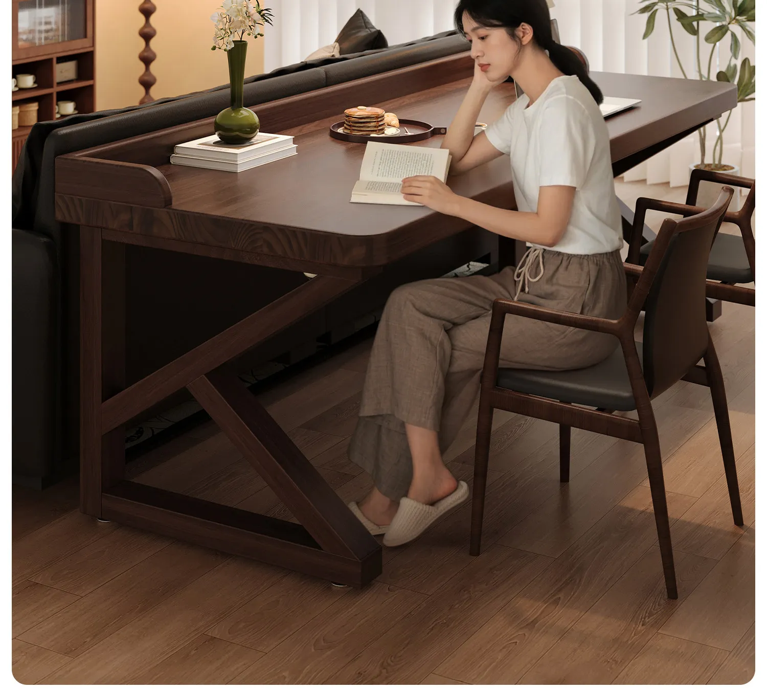 Solid Wood Desk,NZ Pine K-Leg  - مراجعة Woodworking School وسعره