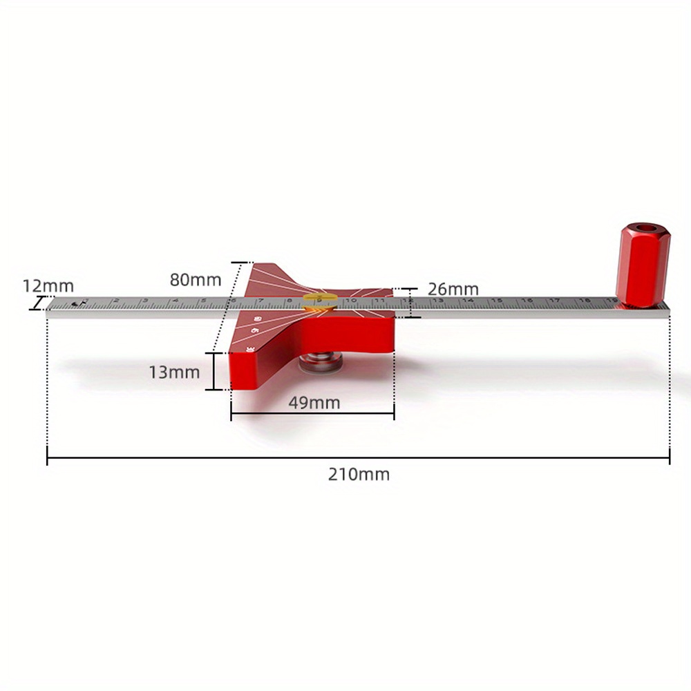 Aluminum Height Gauge Woodwork - مراجعة Woodworking Ruler وسعره