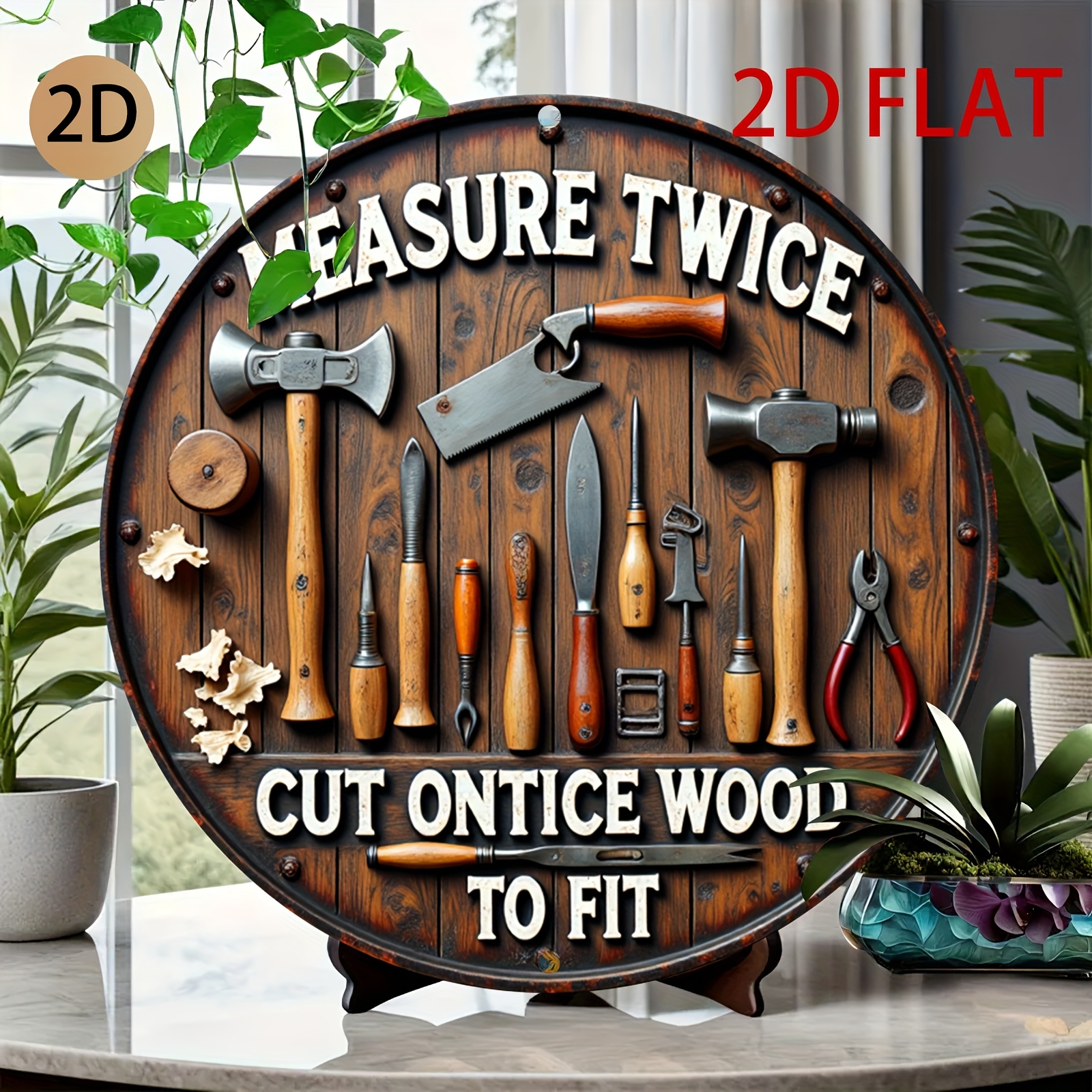 2D planar circular wooden tool - مراجعة Woodworking Logo Design وسعره