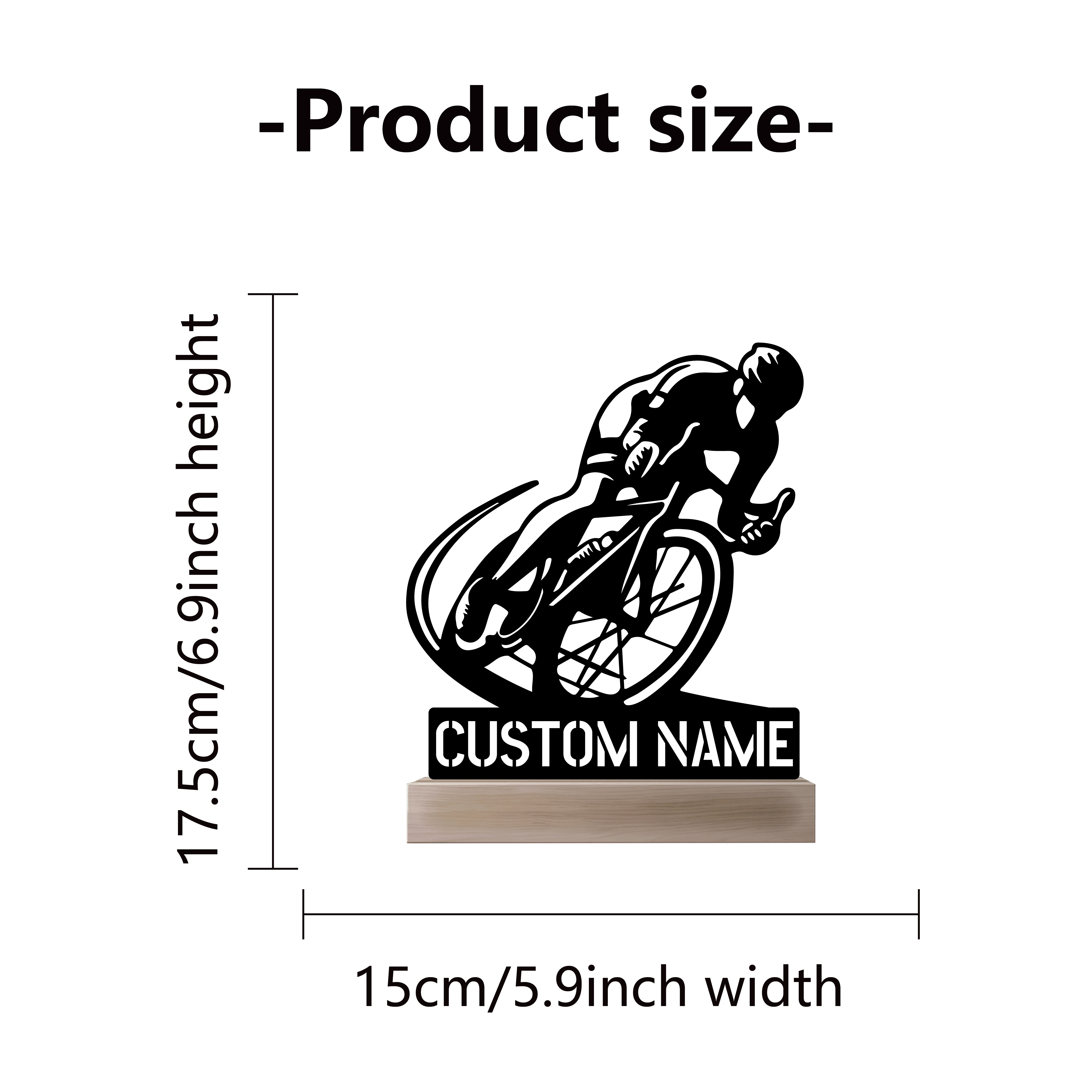 1pc Modern Diagonal bicycle Cu - مراجعة Wood Woodworking وسعره
