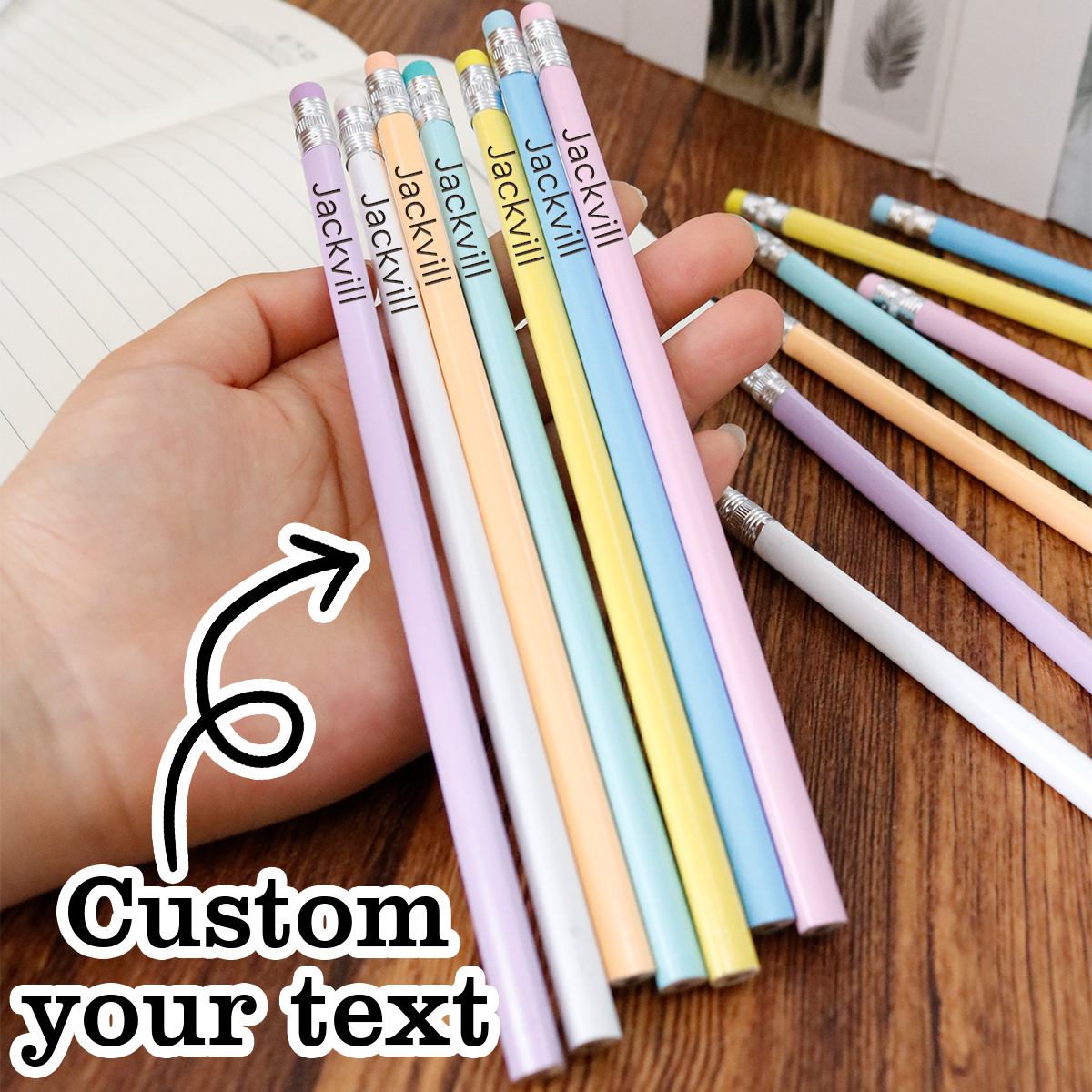 Custom Text Pencils,Personaliz - مراجعة Woodworking School وسعره